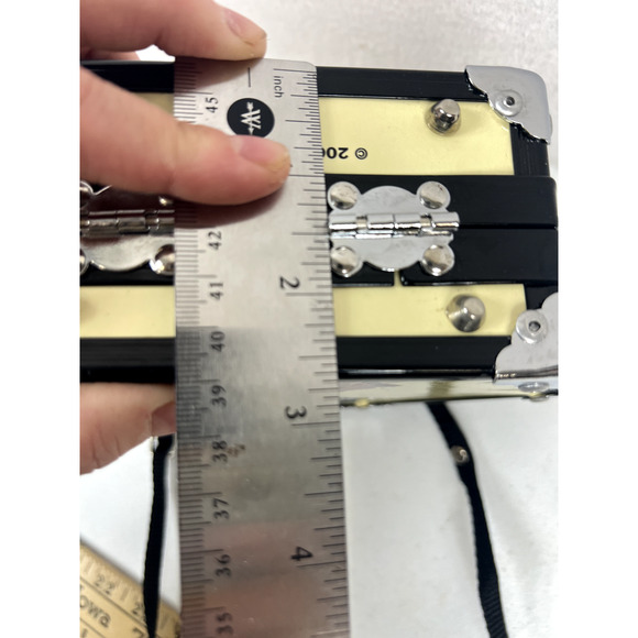 HARD SHELL HANDBAG COWGIRL GYPSY HEXAGON BOHO RETRO VTG PURSE - Picture 8 of 11